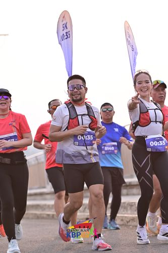 Race photo from CISANGKAN KBP CITY RUN 2025