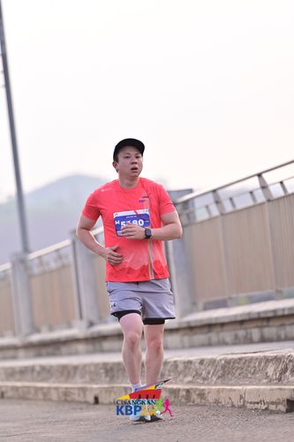 Race photo from CISANGKAN KBP CITY RUN 2025