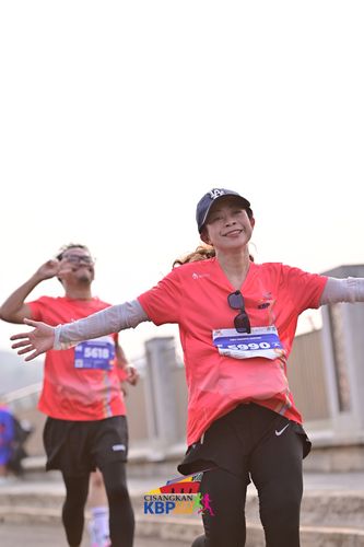 Race photo from CISANGKAN KBP CITY RUN 2025
