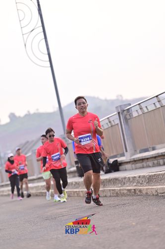 Race photo from CISANGKAN KBP CITY RUN 2025