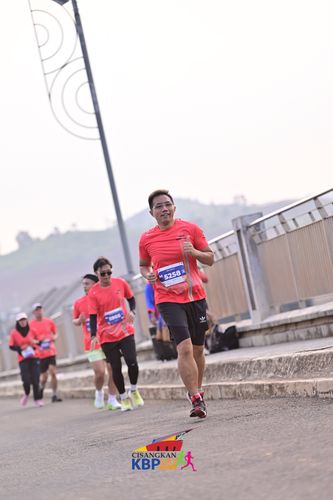 Race photo from CISANGKAN KBP CITY RUN 2025
