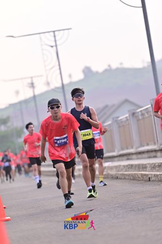 Race photo from CISANGKAN KBP CITY RUN 2025