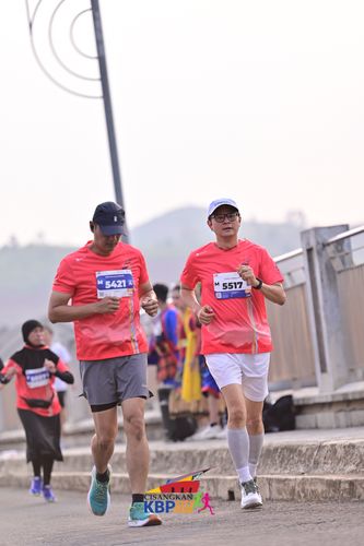 Race photo from CISANGKAN KBP CITY RUN 2025