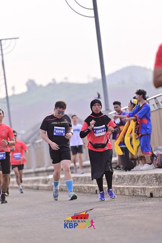 Race photo from CISANGKAN KBP CITY RUN 2025