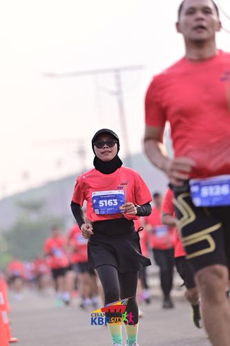 Race photo from CISANGKAN KBP CITY RUN 2025