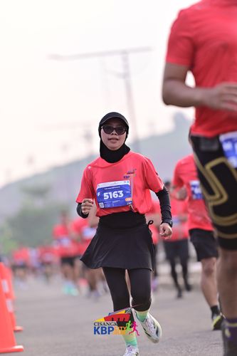 Race photo from CISANGKAN KBP CITY RUN 2025