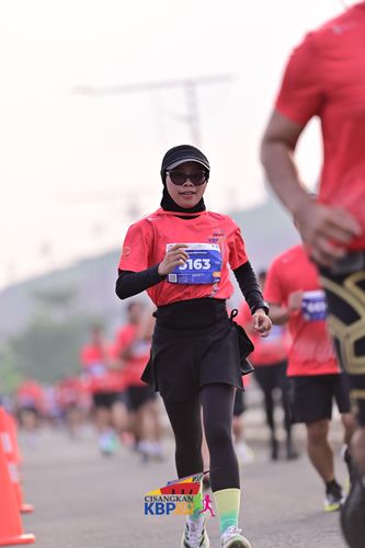 Race photo from CISANGKAN KBP CITY RUN 2025
