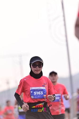 Race photo from CISANGKAN KBP CITY RUN 2025