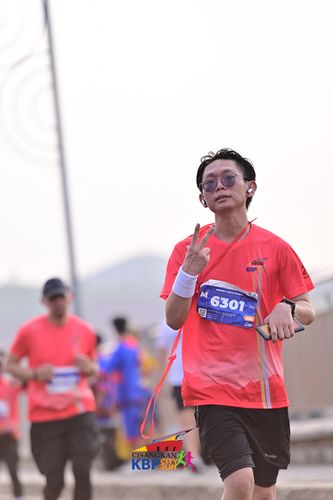 Race photo from CISANGKAN KBP CITY RUN 2025