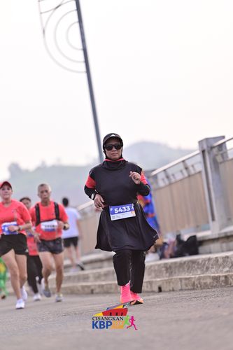 Race photo from CISANGKAN KBP CITY RUN 2025