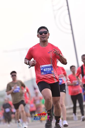 Race photo from CISANGKAN KBP CITY RUN 2025