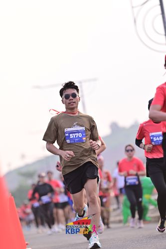 Race photo from CISANGKAN KBP CITY RUN 2025
