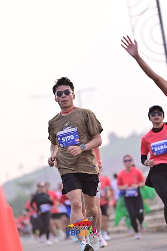 Race photo from CISANGKAN KBP CITY RUN 2025