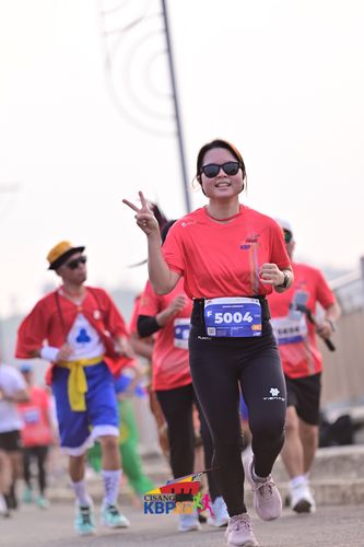 Race photo from CISANGKAN KBP CITY RUN 2025