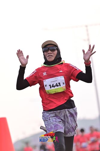 Race photo from CISANGKAN KBP CITY RUN 2025