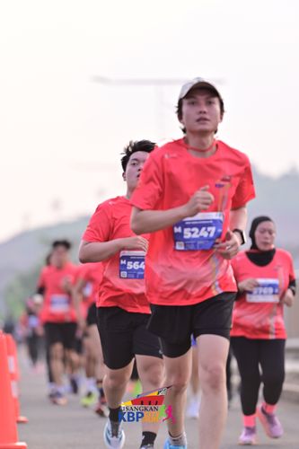 Race photo from CISANGKAN KBP CITY RUN 2025