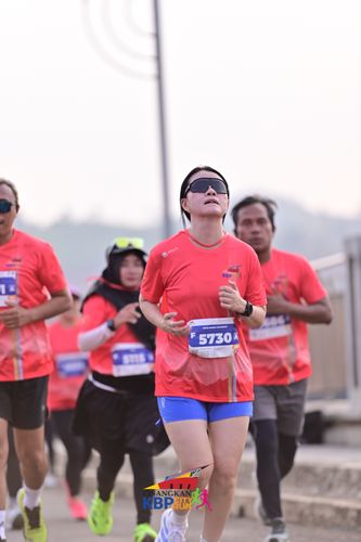 Race photo from CISANGKAN KBP CITY RUN 2025