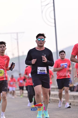 Race photo from CISANGKAN KBP CITY RUN 2025