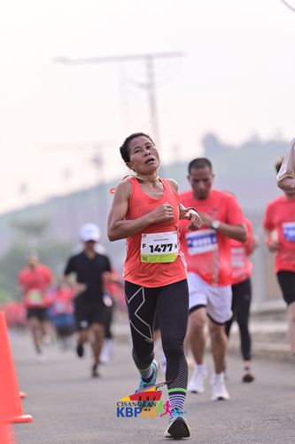 Race photo from CISANGKAN KBP CITY RUN 2025