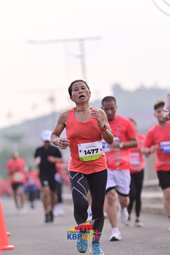 Race photo from CISANGKAN KBP CITY RUN 2025
