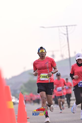 Race photo from CISANGKAN KBP CITY RUN 2025