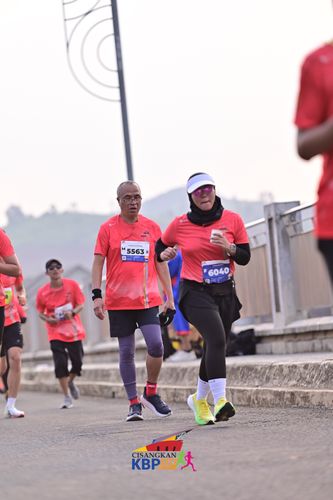 Race photo from CISANGKAN KBP CITY RUN 2025