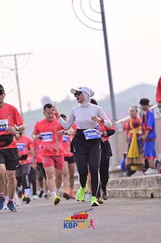 Race photo from CISANGKAN KBP CITY RUN 2025