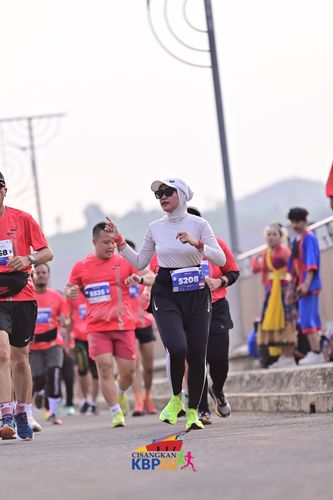 Race photo from CISANGKAN KBP CITY RUN 2025
