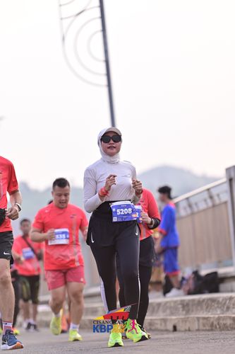 Race photo from CISANGKAN KBP CITY RUN 2025
