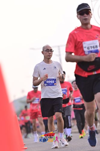 Race photo from CISANGKAN KBP CITY RUN 2025