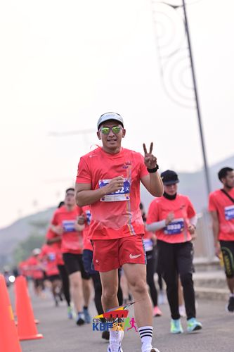 Race photo from CISANGKAN KBP CITY RUN 2025