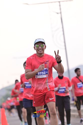 Race photo from CISANGKAN KBP CITY RUN 2025