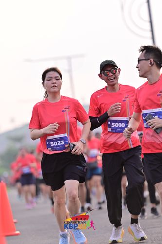 Race photo from CISANGKAN KBP CITY RUN 2025
