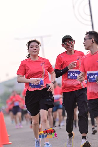Race photo from CISANGKAN KBP CITY RUN 2025