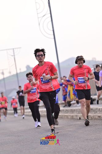 Race photo from CISANGKAN KBP CITY RUN 2025