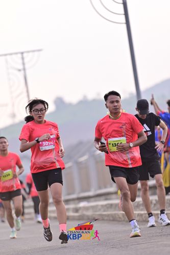 Race photo from CISANGKAN KBP CITY RUN 2025