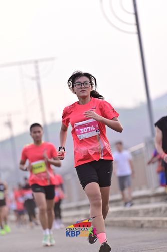 Race photo from CISANGKAN KBP CITY RUN 2025
