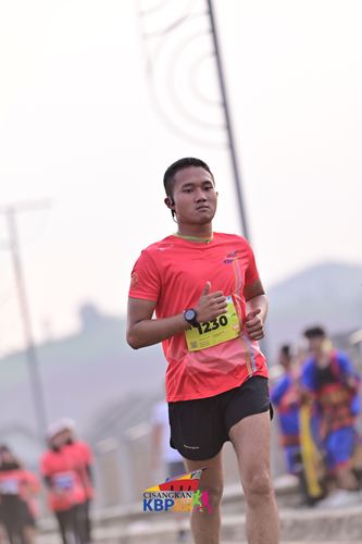Race photo from CISANGKAN KBP CITY RUN 2025
