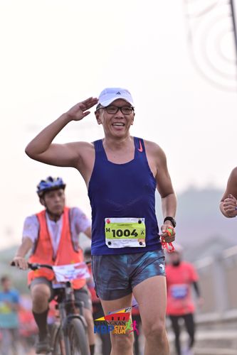Race photo from CISANGKAN KBP CITY RUN 2025