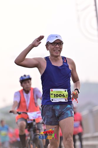 Race photo from CISANGKAN KBP CITY RUN 2025