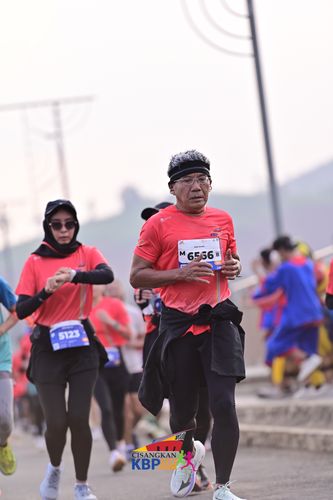 Race photo from CISANGKAN KBP CITY RUN 2025
