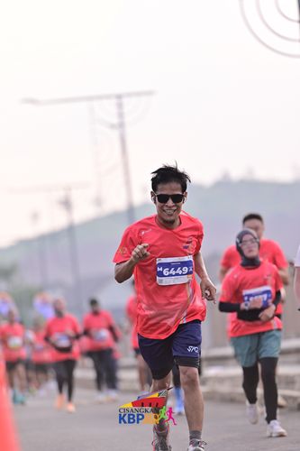 Race photo from CISANGKAN KBP CITY RUN 2025