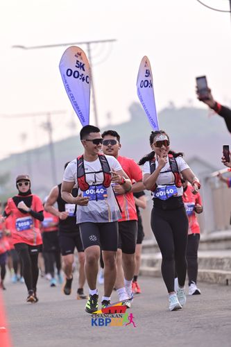 Race photo from CISANGKAN KBP CITY RUN 2025