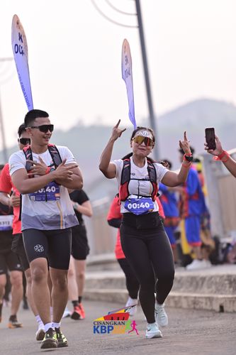 Race photo from CISANGKAN KBP CITY RUN 2025