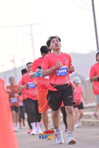 Race photo from CISANGKAN KBP CITY RUN 2025