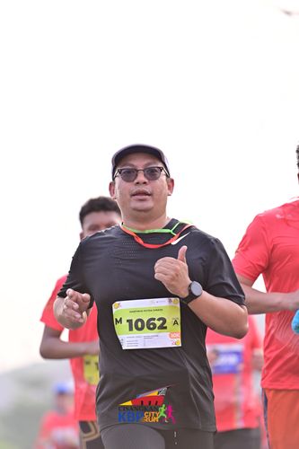 Race photo from CISANGKAN KBP CITY RUN 2025