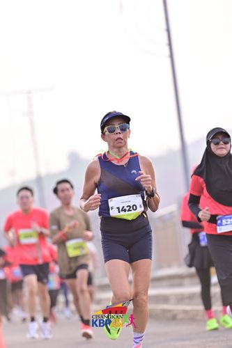Race photo from CISANGKAN KBP CITY RUN 2025