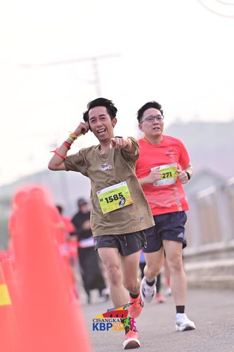 Race photo from CISANGKAN KBP CITY RUN 2025