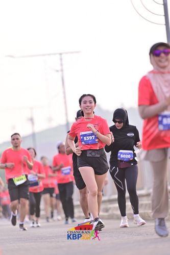 Race photo from CISANGKAN KBP CITY RUN 2025