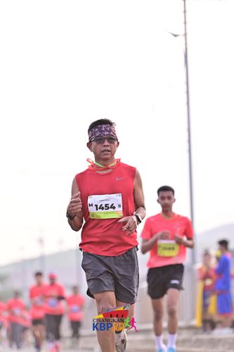 Race photo from CISANGKAN KBP CITY RUN 2025